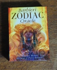 Barbieri Zodiac Oracle, Barbara Moore. 26 Cards & Book