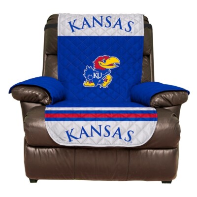 KANSAS CITY JAY HAWKS RECLINER COVER PROTECTOR