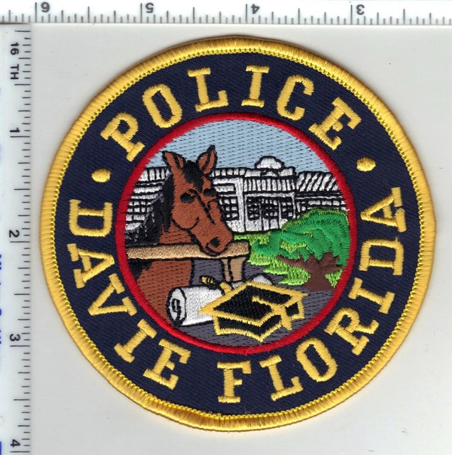 Davie Police (Florida) 3rd Issue Shoulder Patch eBay