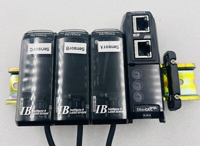 KEYENCE IL-1000 IL-1050 DL-EC1A セット Keyence DL-EC1A EtherCAT Compatible Network Unit with IB-1000