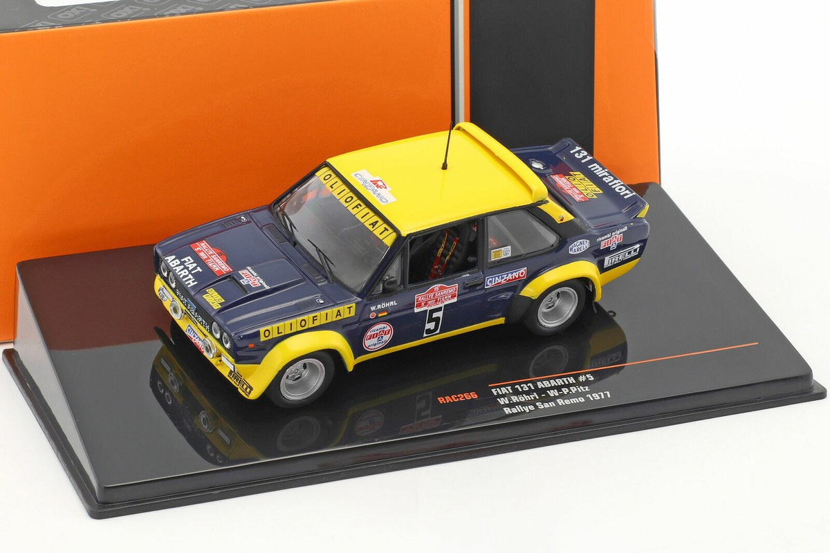 ミニカー 1/43 FIAT 131 ABARTH RALL Ixo 1:43 Fiat 131 Abarth #31 Rally Monte Carlo 1979 Servia