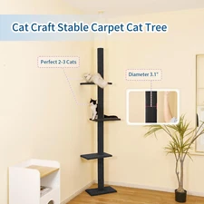 Cat Tree Tower Multi-level Tree Tower With Condo 54 Cat Tree House Furniture