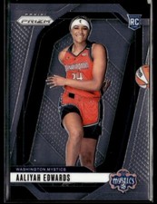 2024 Panini WNBA Prizm Aaliyah Edwards Variation RC #142 Washington Mystics