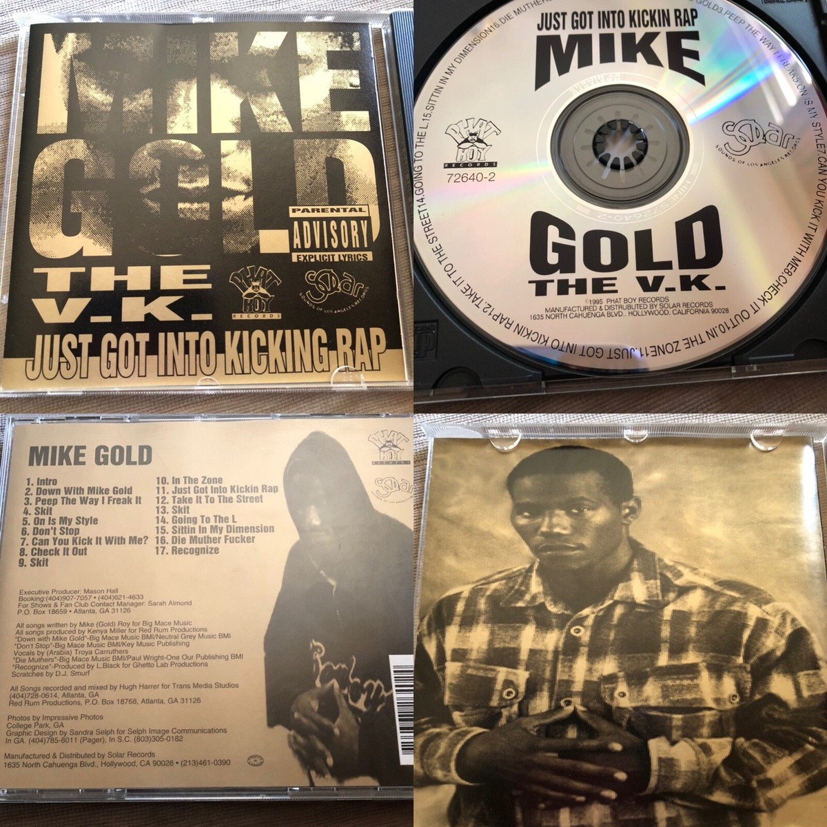 MIKE GOLD / JUST GOT INTO KICKIN【G-RAP】