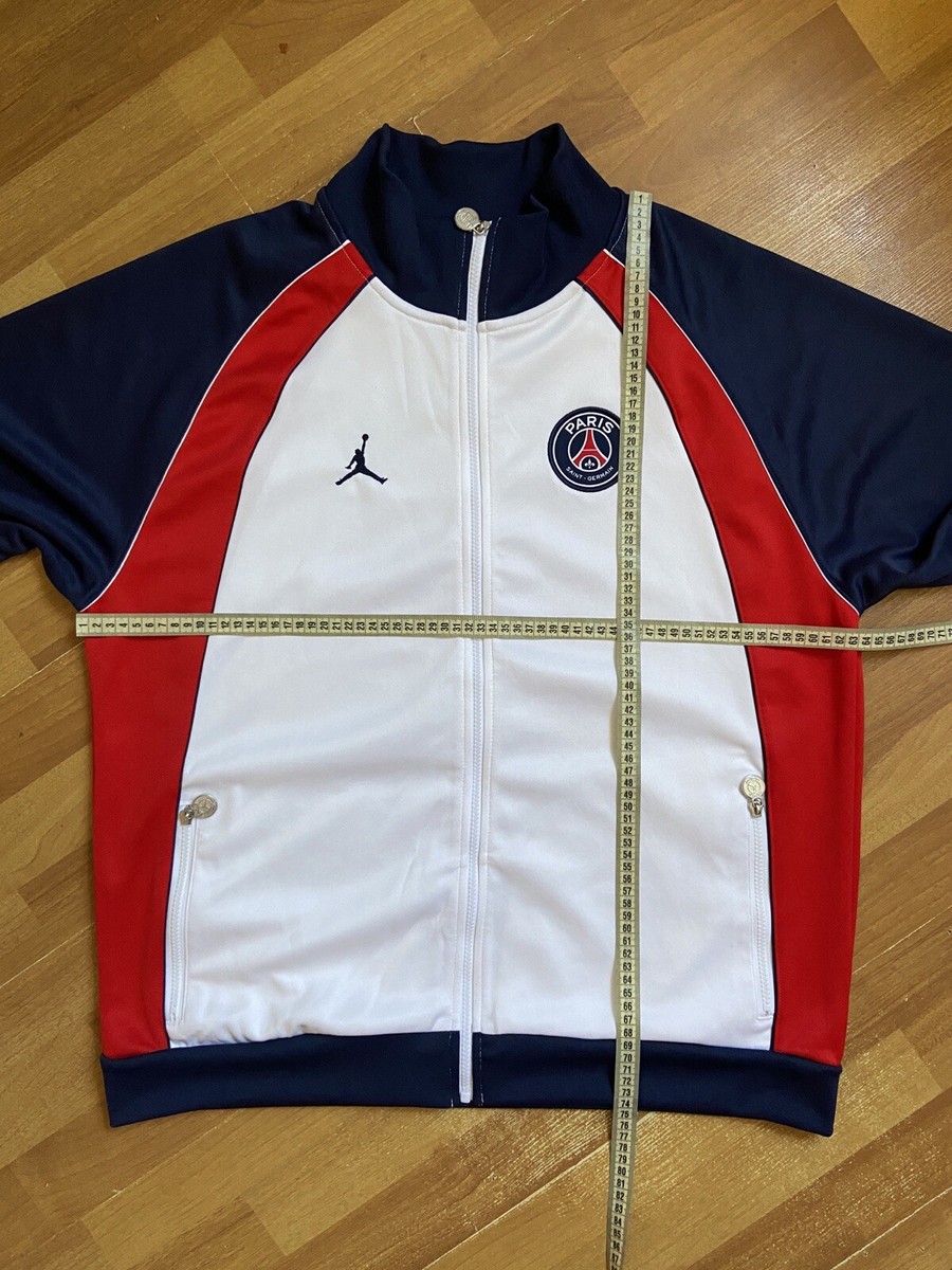 PARIS SAINT GERMAIN FOOTBALL SOCCER TRACK JACKET NIKE JORDAN
