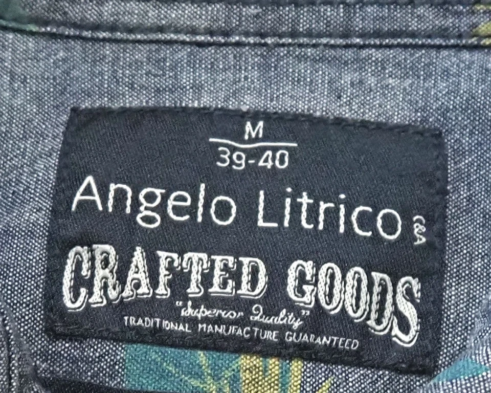 Angelo Litrico Herren Jeans Sommer Hemd Kragenweite 39/40 Slim Fit K456 - Bild 2 von 2