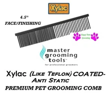 Master Grooming Tools XYLAC (LikeTeflon)FACE FINISHING EYE "Greyhound"Style COMB