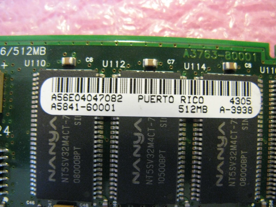 HP A5841-60001 4GB Kit ( 8 * 512MB ) Memory - L2601-C - Image 2 of 2
