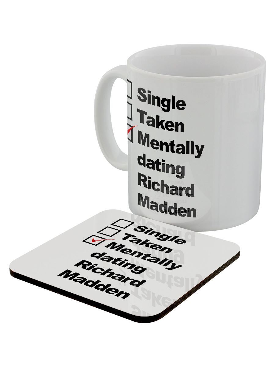 Mentally Dating Richard Madden Mug & Coaster Set