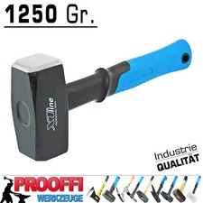 Profi Fäustel Schlosserhammer Werkstatt Vorschlag Hammer Fiberglas ERGO 1250 Gr.