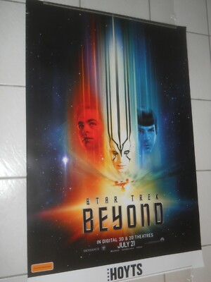 STAR TREK BEYOND   MINT  ORIGINAL  AUST  TEASER  CINEMA  ONESHEET  MOVIE  POSTER
