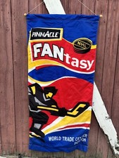 NHL ALL STAR GAME 1996 HOCKEY OUTDOOR BANNER BOSTON Bruins MA 5’ Rare Vtg Pole