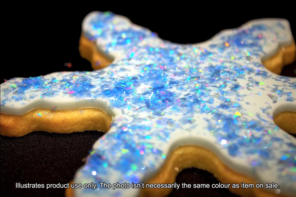 SUPERHERO BLUE Edible Glitter 2g - Magic Sparkles for Cakes Cupcakes Desserts - Image 4 of 4