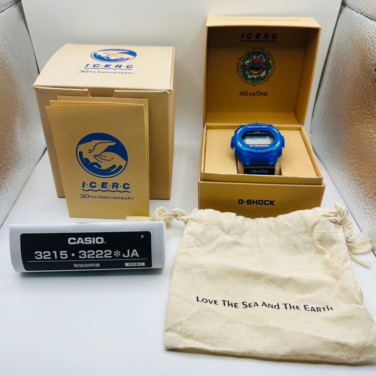 時計 CASIO GWX-5700K-2JR icerc Love The Sea And The Earth G-Shock GWX-5700K-2JR