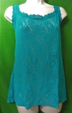 NEW HANKY PANKY 1390LX TURK PLUS SIZE SIGNATURE MADE IN USA LACE CAMISOLE 2X