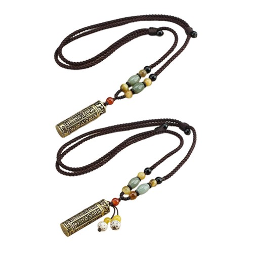 Pendentif Tibétain Tournant (pilon) En Alliage Argenté - Amulette De Style Ethnique - Neuf Sans Emballage