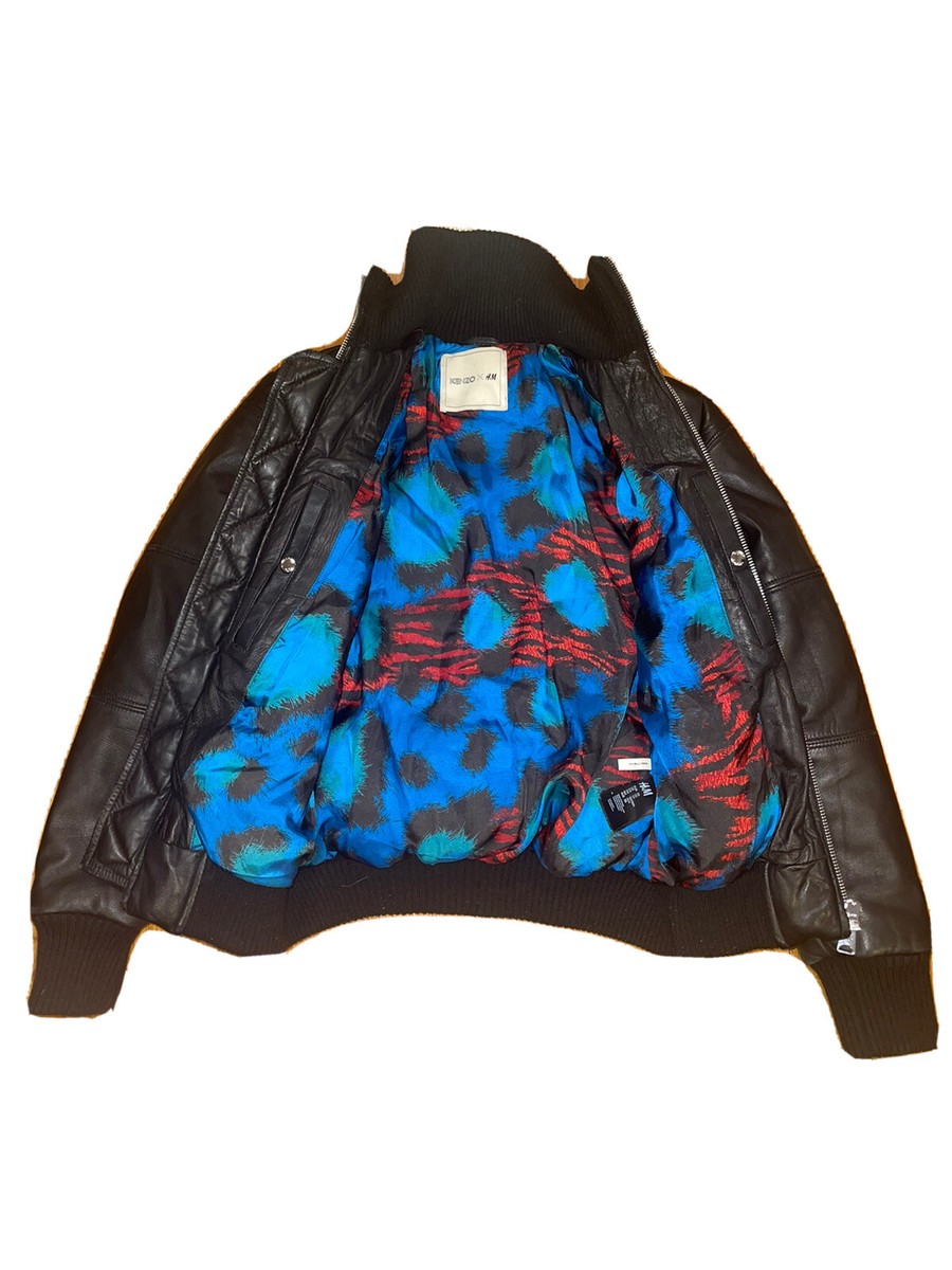 Kenzo x H&M Spring Leather Bomber Jacket Rare Limited SS16