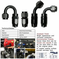 RENO Kit De Línea De Combustible 10AN Accesorios Ptfe Abrazadera