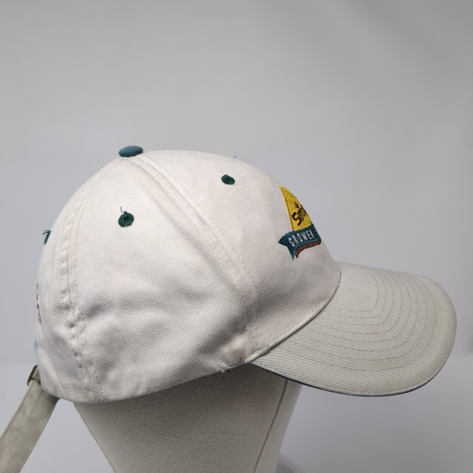 Simplot Grower Solutions Slideback Hat Tan One Si… - image 4