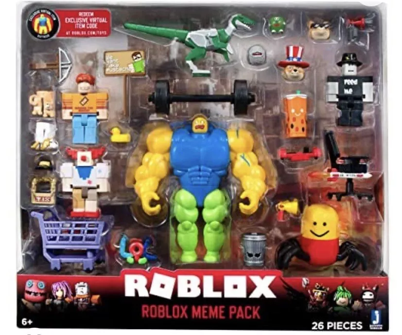 roblox action collection - meme pack playset with Exclusive