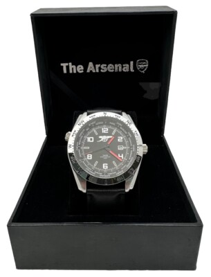 Arsenal Football Watch, Leather Bracelet, Luxury Sports