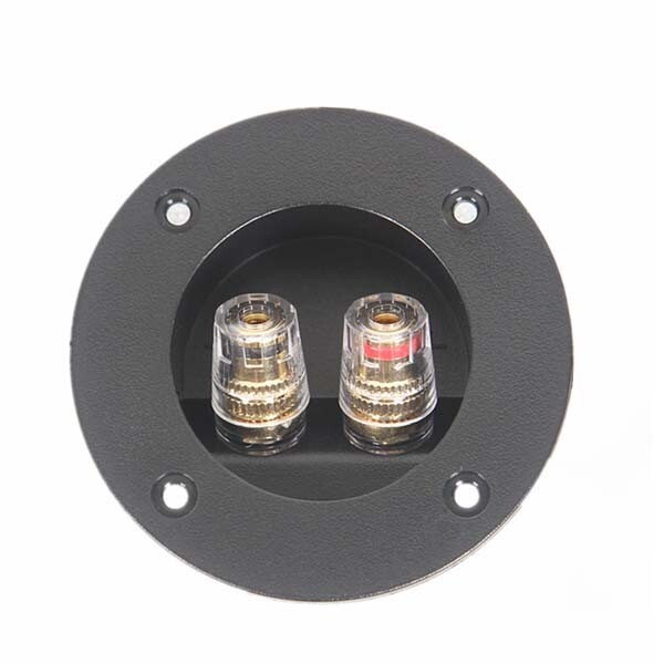 1*speaker Junction Audio Cable Box F-506 2-position Terminal 75mm ABS For DIY