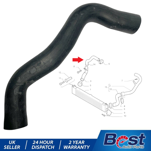 Tuyau D'air De Suralimentation Pour Fiat Doblo 1.3 D JTD 51766562