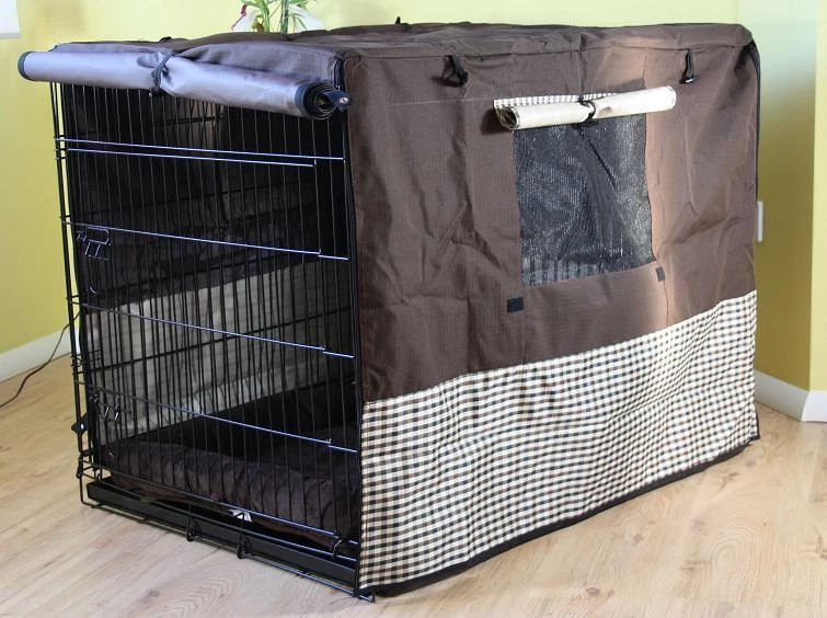 MYPETS X-treme Sleep Abdeckung für Hunde Gitterbox Cover Abdeckplane vielen Öffnungen