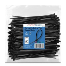 Zip Ties 8 Inch 500 Pack Heavy Duty 40 Lbs Tensile Strength - UV Resistant Se...