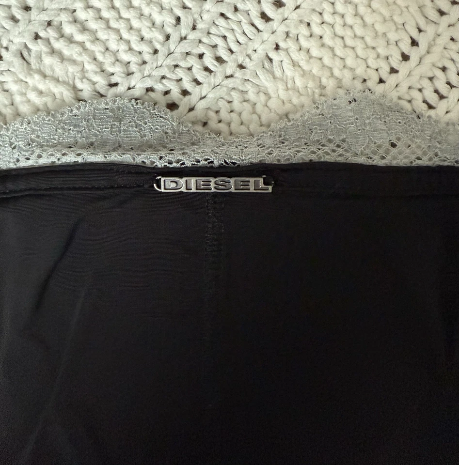 Bragas vintage nuevas con etiquetas negras diésel para mujer talla mediana Y2K años 2000 sin existencias raras Foto 4 de 4