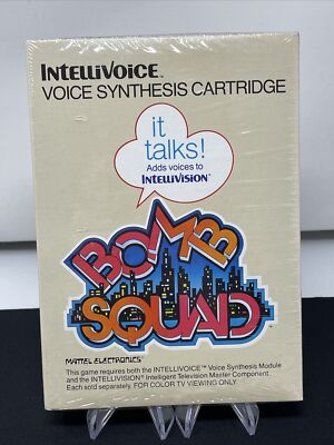 NEW IN BOX SEALED NOS Intellivision #3883 INTELLIVOICE BOMB SQUAD It Talks! 1982