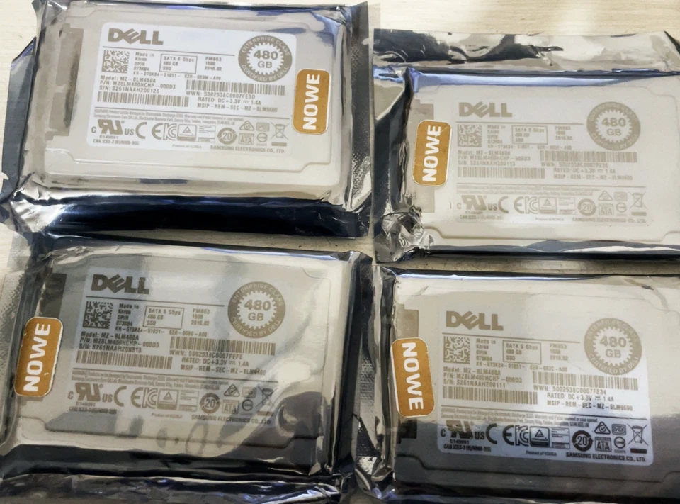 1PCS Samsung pm863 480G usata 1.8″ SSD 073K84dell Dell Edition - Image 2 of 2