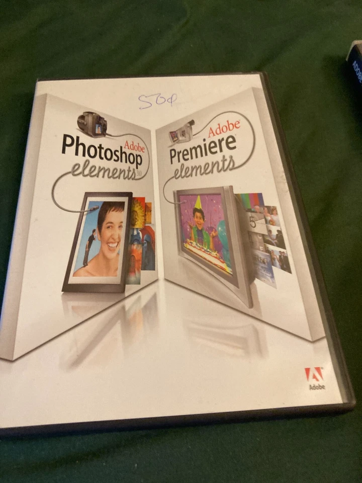 Adobe Photoshop Elements 3.0 plus Adobe Premiere Elements (PC, 2004) - Image 2 of 4