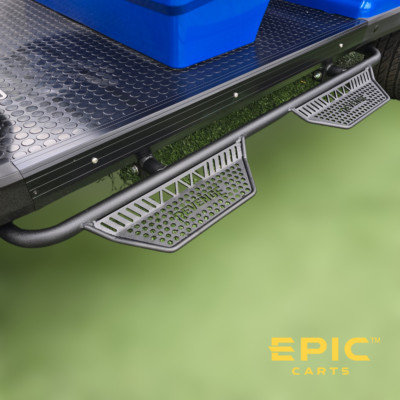 Revenge EPIC Nerf Bar Side Step for E60L (Lifted) Golf Carts