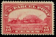 US #Q11, 75¢ Parcel Post, fresh og, hinged, VF, Scott $85.00