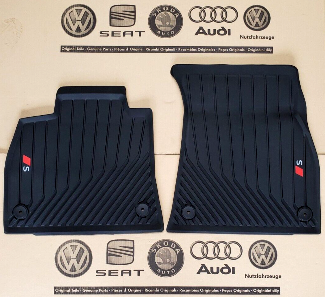 original Audi etron S Fußmatten Gummimatten Q8 etron Gummifußmatten