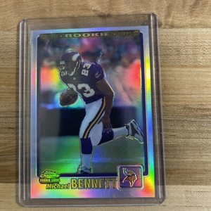 Michael Bennett 2001 Topps Chrome Refractors #454/999 - Minnesota Vikings