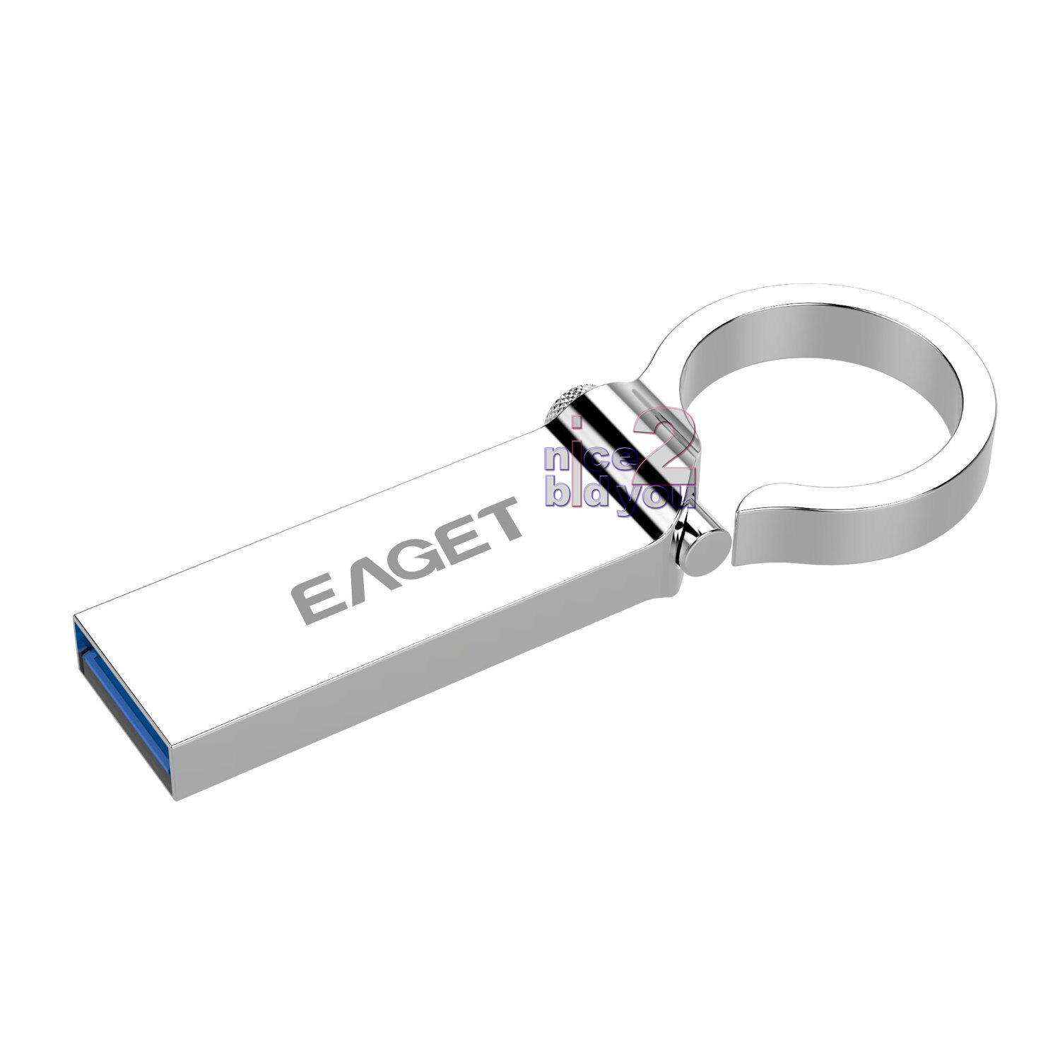 EAGET U96 USB 3.0 32GB Metal Flash Drive Memory Stick Disk Waterproof Key Ring