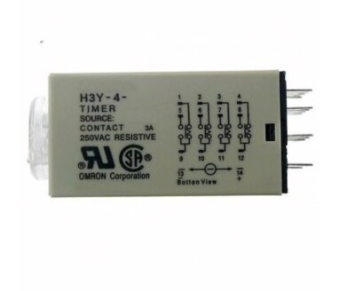 OMRON H3Y-4 - 24V DC 0-60S MINIATUR VERZÖGERUNG TIMER RELAIS ��
