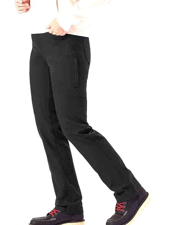 Duluth Trading Company Women's AKHG Stone Run Relaxed Leg Pants NWT Size 4  Black