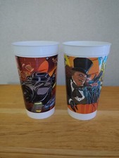 Vintage 1992 Pair Of Batman Returns McDonald's The Collectibles Cups