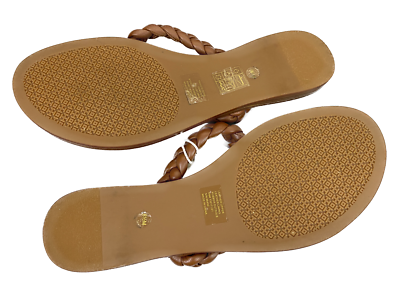 【TORY BURCH】BRAIDED BENTON THONG 在庫確認願います TORY BURCH Braided Benton Thong Style 88492 - Burnt Brown