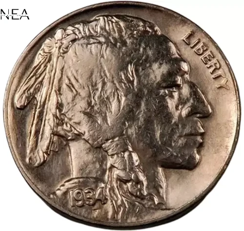 1934-D Buffalo Nickel ~ Borderline Uncirculated (AU++) ~ Better Date!