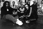 Korn Group Pose Seated On Floor 24X18 Poster