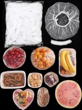 300 Pcs Reusable Elastic Food Covers Stretchable Bowl Plate Covers for Brea