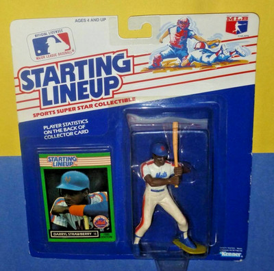 1989 Darryl Strawberry New York Mets Starting Lineup