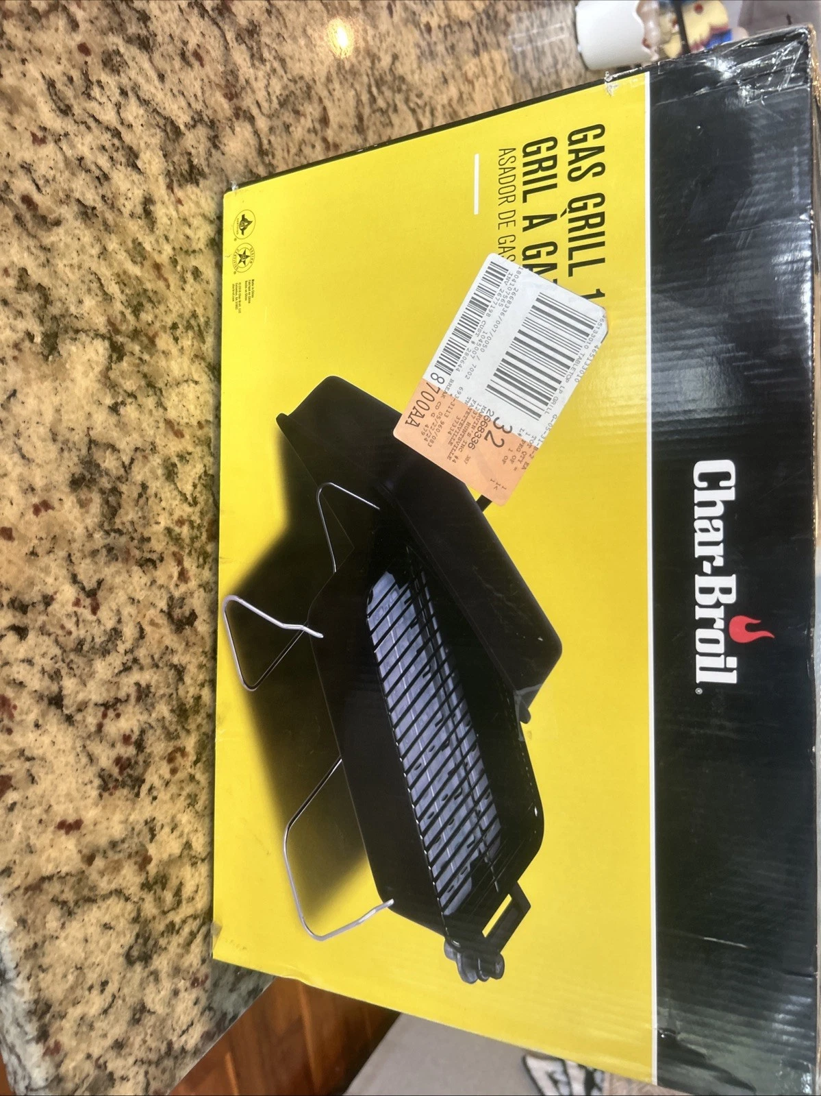 Char- Broil Standard Portable Propane Gas Grill 190 Square Inch Cooking Surface