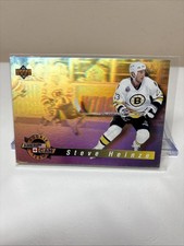 1992-93 UPPER DECK ROOKIE AMERICAN TEAM INSERT STEVE HEINZE #AC3 BOSTON BRUINS