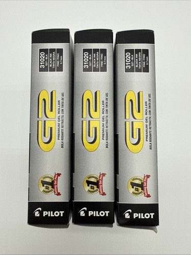 Pilot G2 Retractable Premium Gel Ink Roller Ball Pens 0.7 Fine Black - 36 Count - Picture 4 of 4