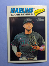 2026 TOPPS HERITAGE BASEBALL DANE MYERS CHROME CARD 75